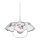 Prezent 74197 B02 - Lampadario a sospensione LYRA 1xE27/60W/230V